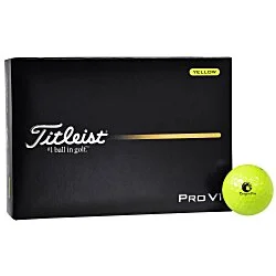 Titleist Pro V1 Yellow Golf Ball - Dozen - Factory Direct