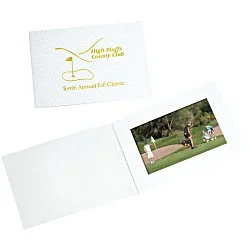 Golf Ball Dimple Photo Folder - 4" x 6"