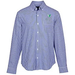 Gingham Broadcloth Easy Care Shirt - Men's
