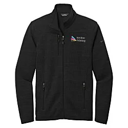 Eddie Bauer Heathered Sweater Fleece Jacket - Men's - 24 hr