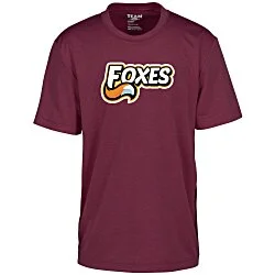 Zone Performance Tee - Youth - Heathers - Full Color