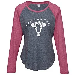 Voltage Tri-Blend Wicking LS T-Shirt - Ladies' - Colorblock