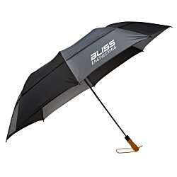 Shed Rain Windjammer Wood Handle Umbrella - 58" Arc