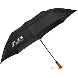 Shed Rain Windjammer Wood Handle Umbrella - 58" Arc