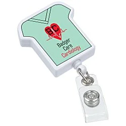 Jumbo Retractable Badge Holder - 40" - T-Shirt - Label