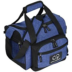 12-Can Heathered Convertible Duffel Cooler - 24 hr