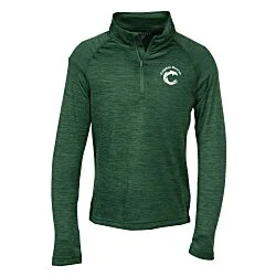 Space-Dyed 1/4-Zip Performance Pullover - Youth - Screen