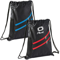 Two Zipper Deluxe Drawstring Bag  Main Image
