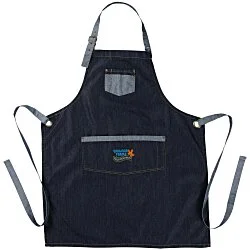 Artisan Contrast Denim Bib Apron