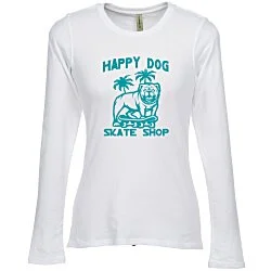 Econscious Organic Cotton LS T-Shirt - Ladies' - White