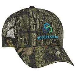 Camo Mesh Cap - Embroidered