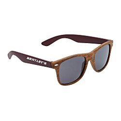 Wood Grain Beach Sunglasses - Front