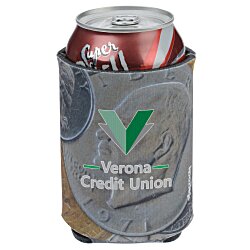 Koozie® Chill Collapsible Can Cooler - Coins