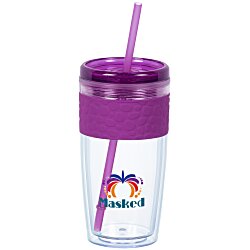 Refresh Pebble Tumbler with Straw - 16 oz. - Full Color