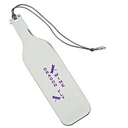Tinsel Wine Bottle Ornament