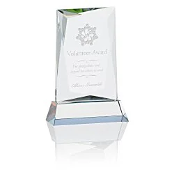 Achievement Crystal Award - 6" - 24 hr