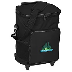 18-Can Rolling Cooler - Embroidered