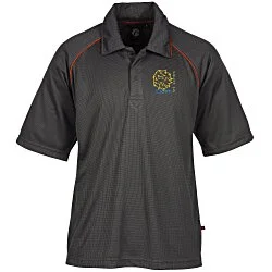 Quad Contrast Piping Performance Polo - Men's