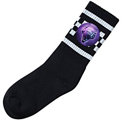 SOCCO Checker Crew Socks