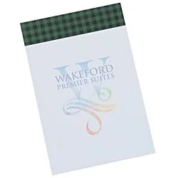 Souvenir Designer Notepad - 6” x 4” - 50 Sheet - Buffalo Plaid