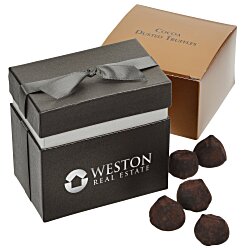 Fancy Favor Gift Box - Cocoa Dusted Truffles