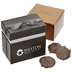 Fancy Favor Gift Box - Pecan Turtles