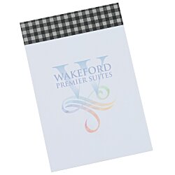 Souvenir Designer Notepad - 6” x 4” - 50 Sheet - Buffalo Plaid - 24 hr