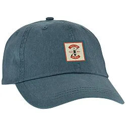 Cotton Pigment Dyed Twill Cap - Full Color Patch