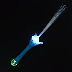 Blinky Fiber Optic Narwhal Wand