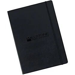 Moleskine Hard Cover Notebook - 11-3/4" x 8-1/2" - Ruled - 24 hr