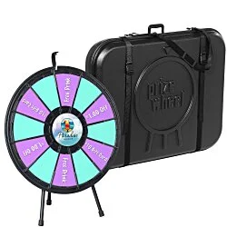 Prize Wheel with Hard Carrying Case