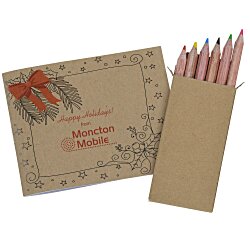 Kid's Coloring Book To-Go Set - Holiday