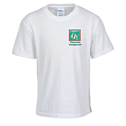 Team Favorite Blended T-Shirt - Youth - White - Embroidered