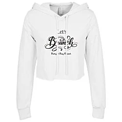 Bella+Canvas Cropped Hooded Tee - Ladies'