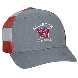 Richardson Printed Mesh Back Trucker Cap - FLAG