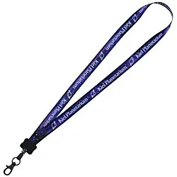 Dye-Sub Lanyard - 3/4" - 32" - Metal Lobster Claw - Galaxy