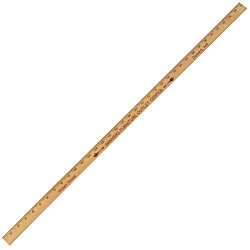 Clear Lacquer Yardstick - 1-1/8" x 1/4"