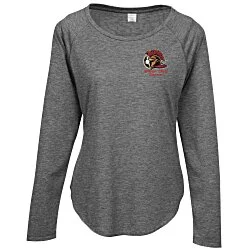 Voltage Tri-Blend Wicking LS T-Shirt - Ladies' - Embroidered