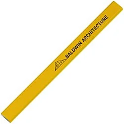 Hard Lead Enamel Finish Carpenter Pencil - 24 hr