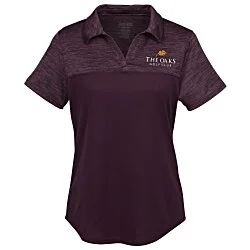 Augusta Shadow Tonal Heather Polo - Ladies'