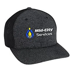 Flexfit Melange Mesh Back Trucker Cap