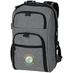 RFID Laptop Backpack - Embroidered- 24 hr