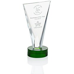 Valiant Crystal Award - 9"
