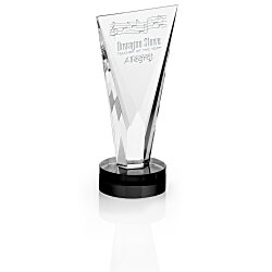 Valiant Crystal Award - 8" - 24 hr