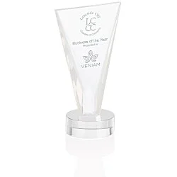 Valiant Crystal Award - 9" - 24 hr