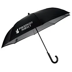 Shed Rain UnbelievaBrella Crook Handle Auto Open Fashion Print Umbrella - 48" Arc