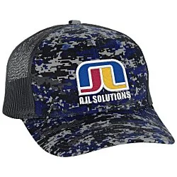 Digi Camo Snapback Trucker Cap