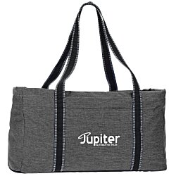 Front Pocket Heathered Utility Tote - 24 hr