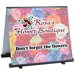 Outdoor A-Frame Retractable Banner Display - 4'