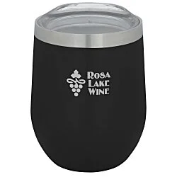 Corzo Vacuum Insulated Wine Cup - 12 oz. - Laser Engraved - 24 hr